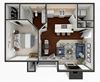 1 bedroom apartment floor plan