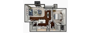 1 bedroom apartment floor plan