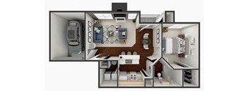 1 bedroom apartment floor plan