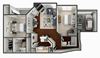 2 bedroom apartment floor plan