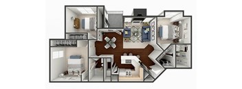 3 bedroom apartment floor plan