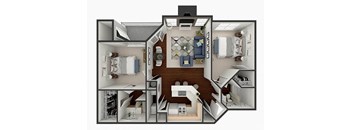 2 bedroom apartment floor plan