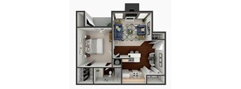 1 bedroom apartment floor plan