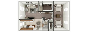 2 bedroom apartment floor plan