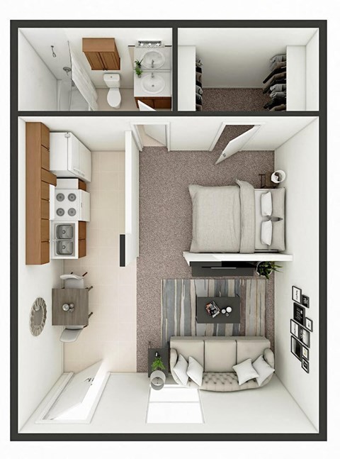 studio apartment floor plan lubbock tx