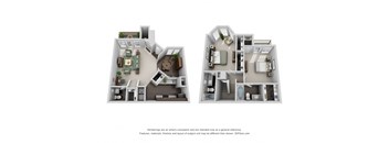 1282 sq.ft. Two Bed Two Bath