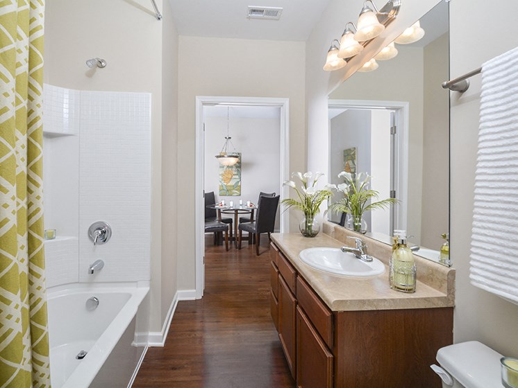 Spacious Bathroom with Shower