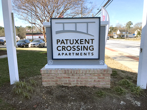 Patuxent Crossing signage