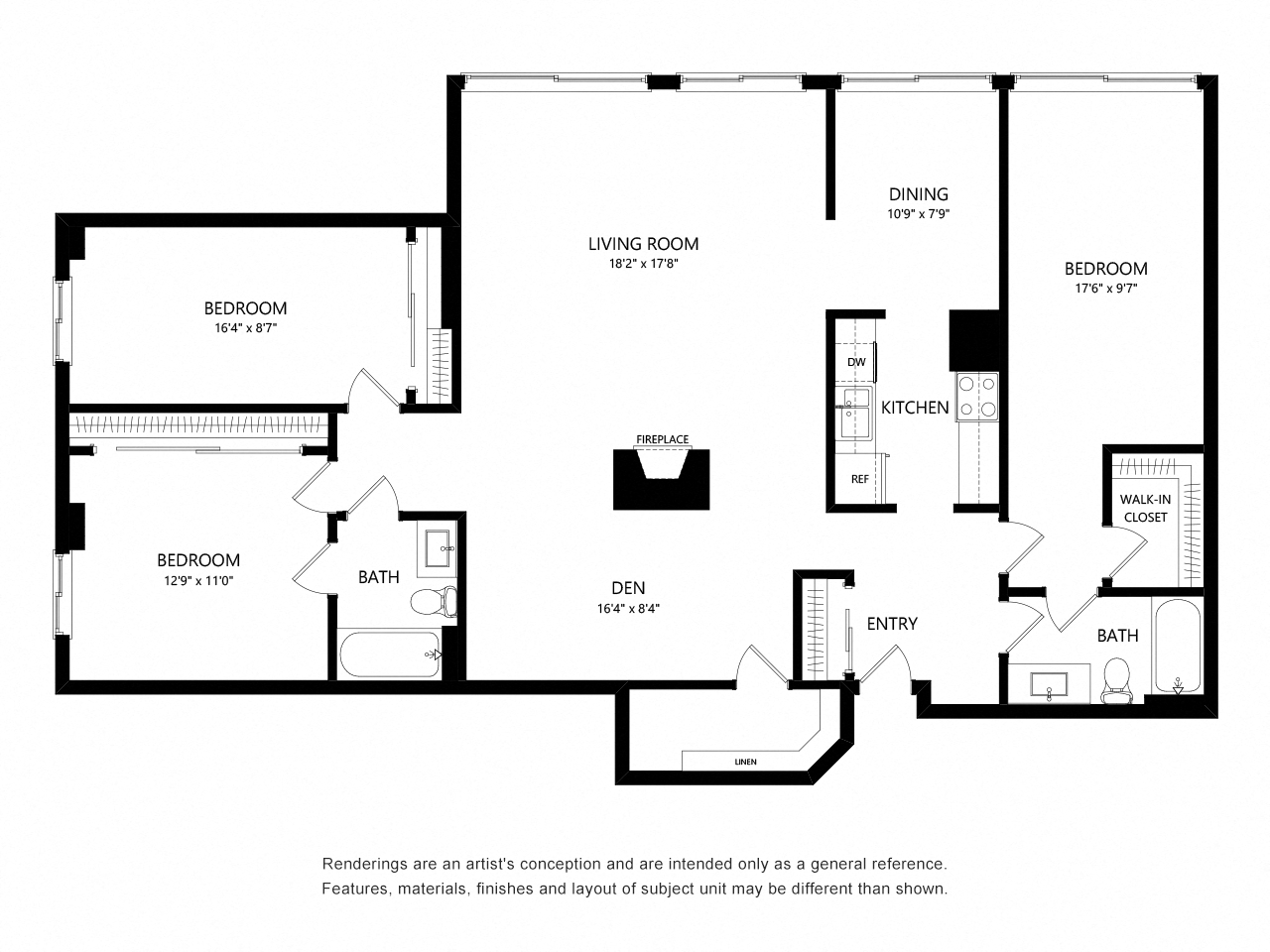 3 Bed 2 Bath