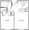1 Bedroom/1 Bath