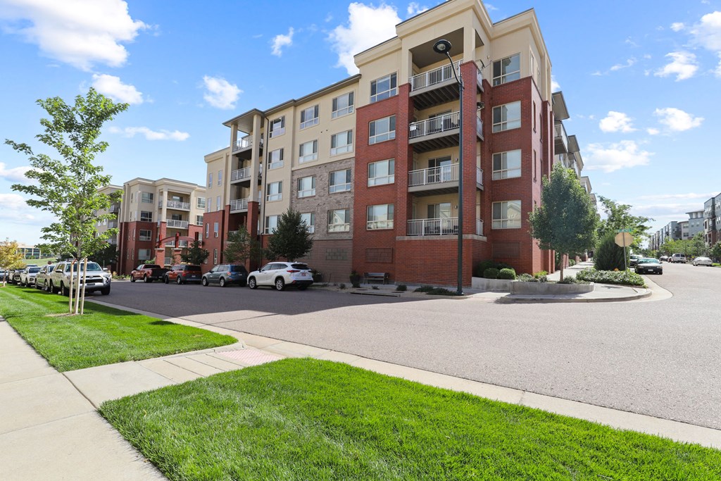 exterior view at the district at highland village apartments in highland park tx