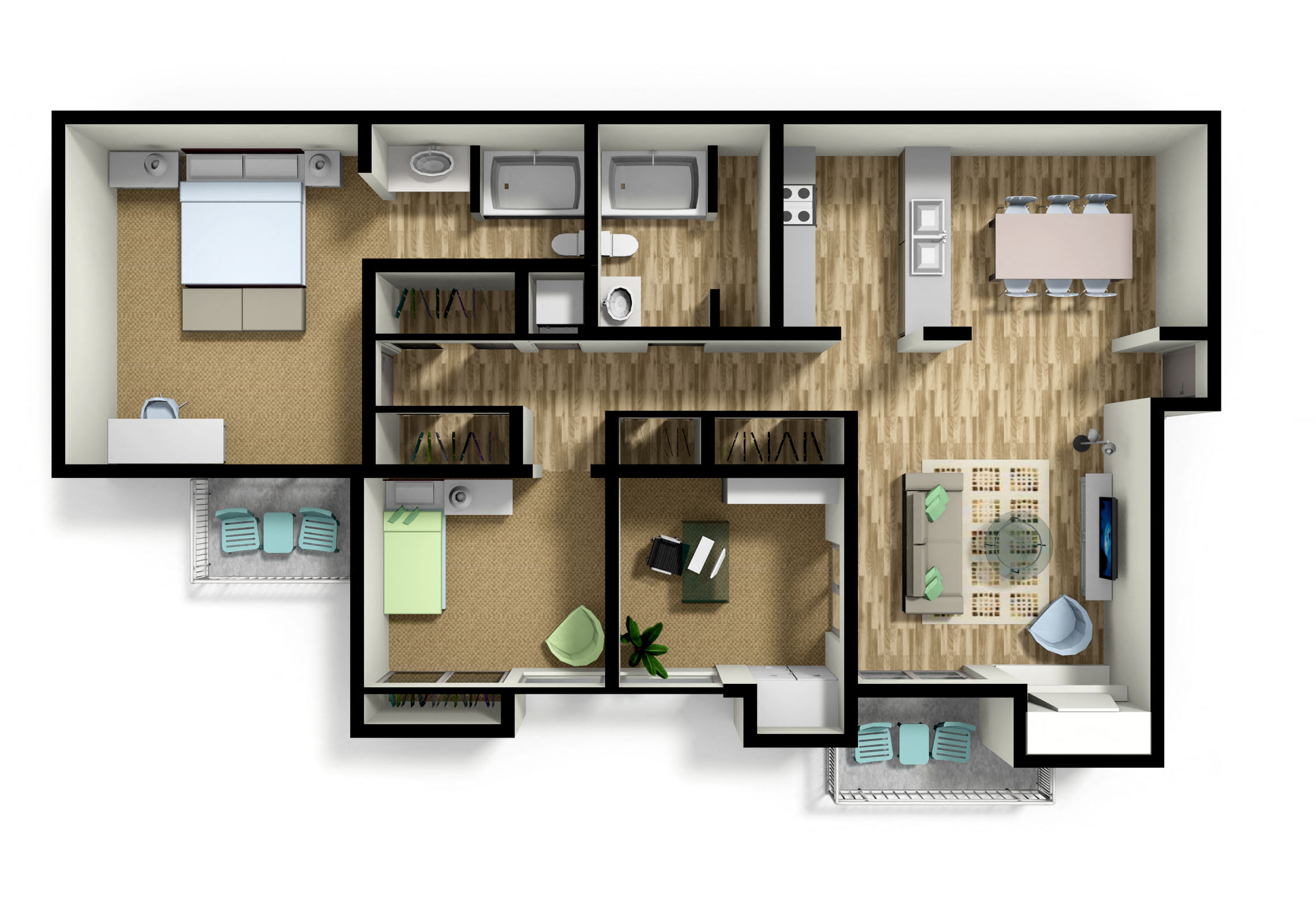 Villas at Holly | Centennial Apartments