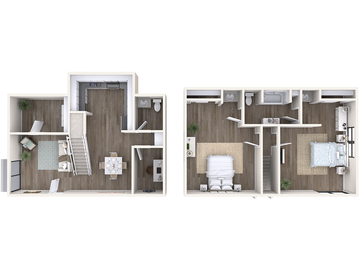 La Vista 2x2 floorplan