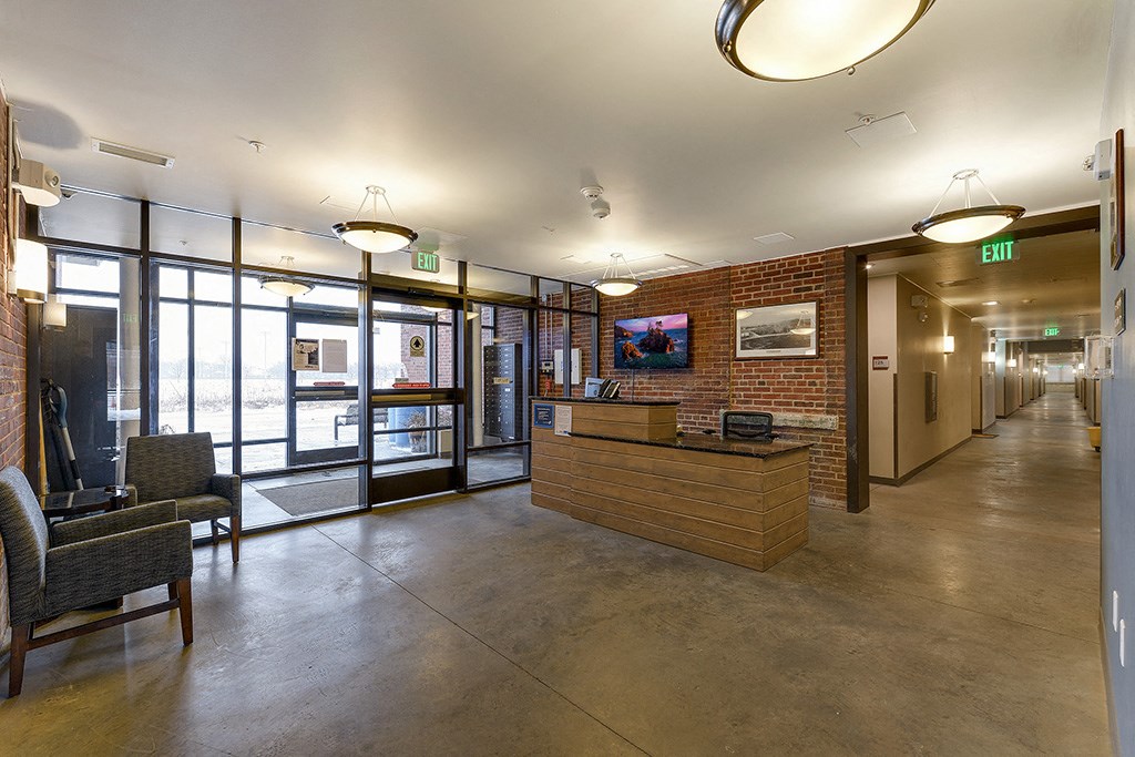 Entryway at Upper Post Veterans Homes, Fort Snelling