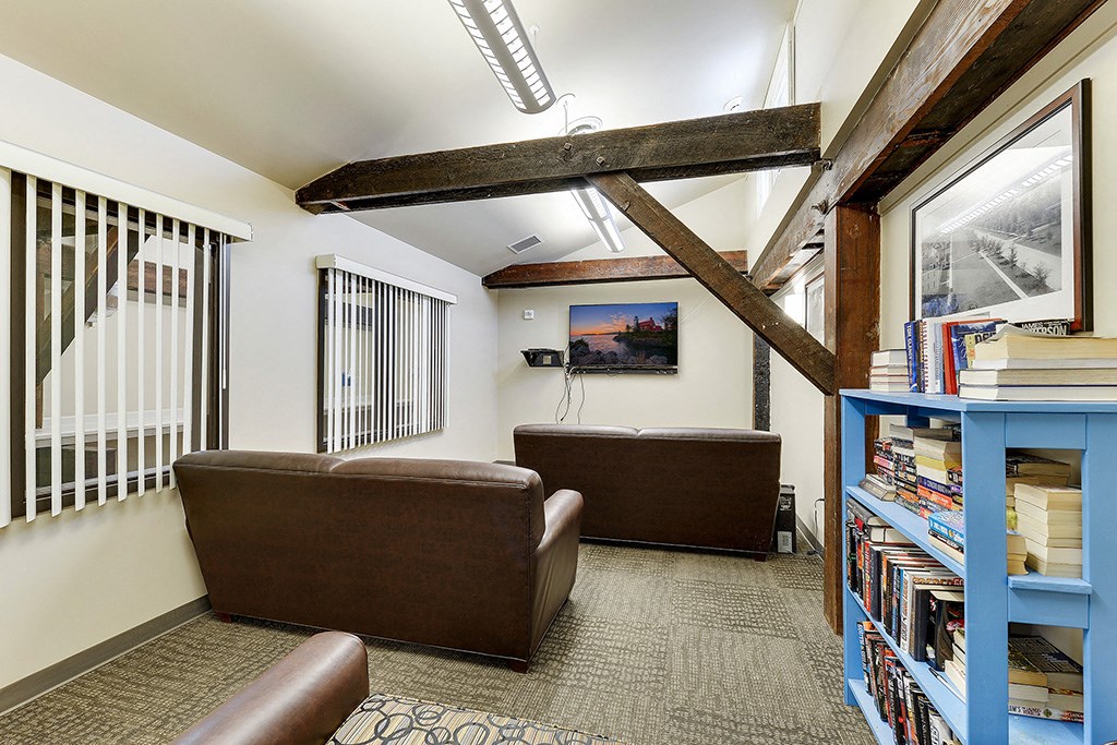 Media Lounge at Upper Post Veterans Homes, Fort Snelling, 55111