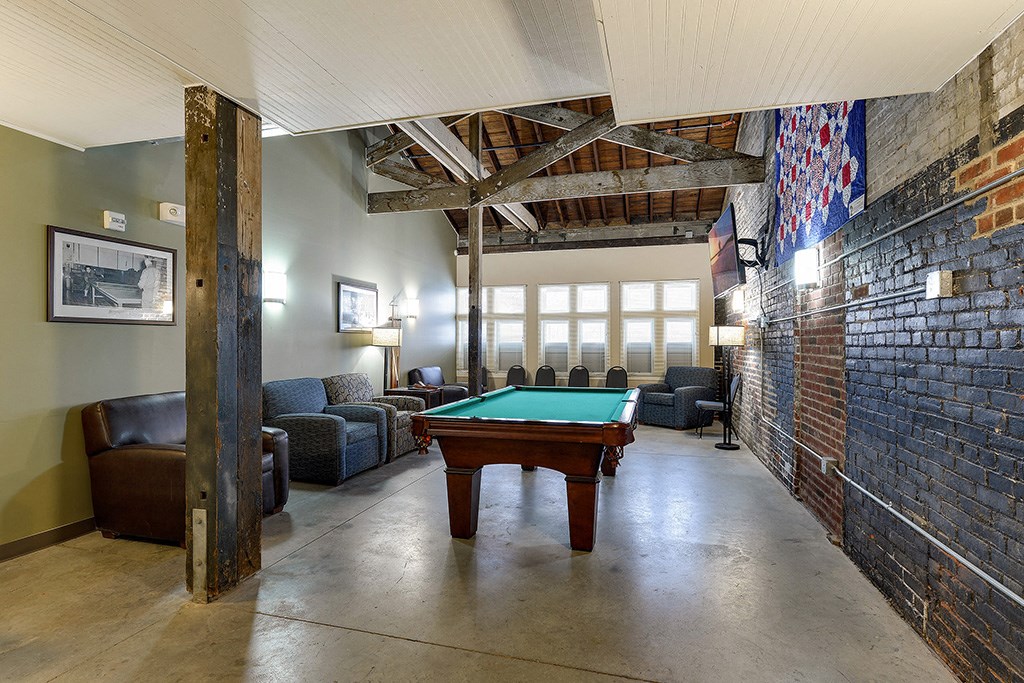 Rec Room at Upper Post Veterans Homes, Fort Snelling, Minnesota