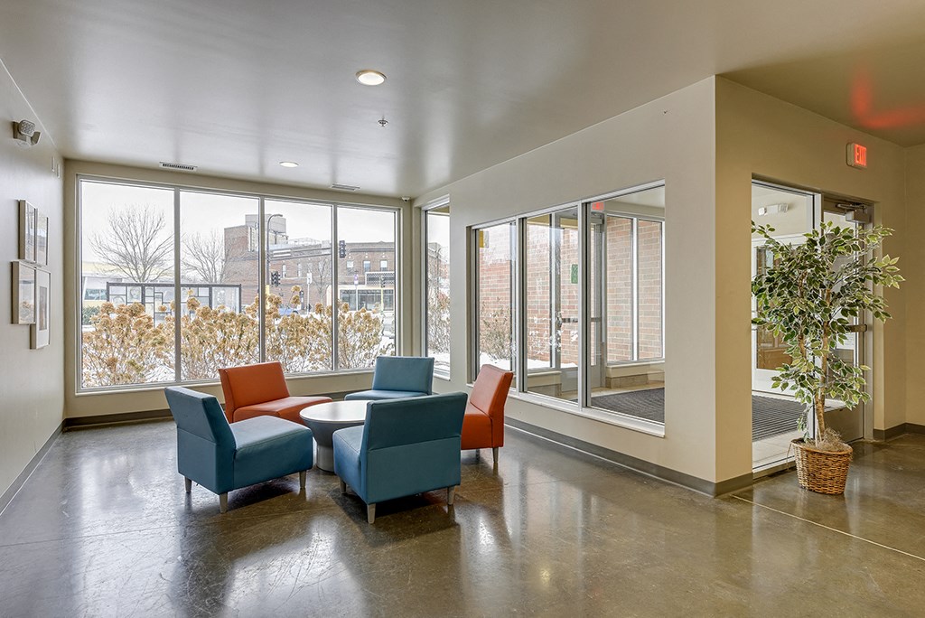 Lobby Area at West Broadway Crescent, Minnesota