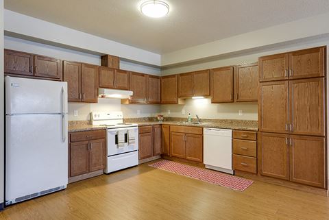 Fully Furnished Kitchen at West Broadway Crescent, Minneapolis