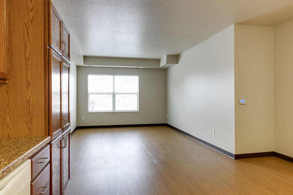 Vacant Living Area at West Broadway Crescent, Minneapolis, MN, 55411
