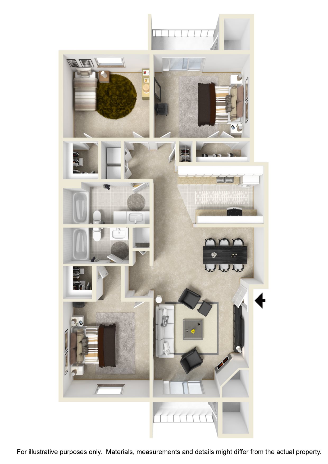 3 Bedroom Floor Plan 3 Bedroom Floor Plan