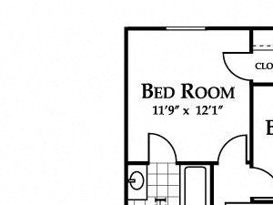 Unity Floor Plan Unity Floor Plan at Ascot Point Village Apartments, Asheville, NC, 28803