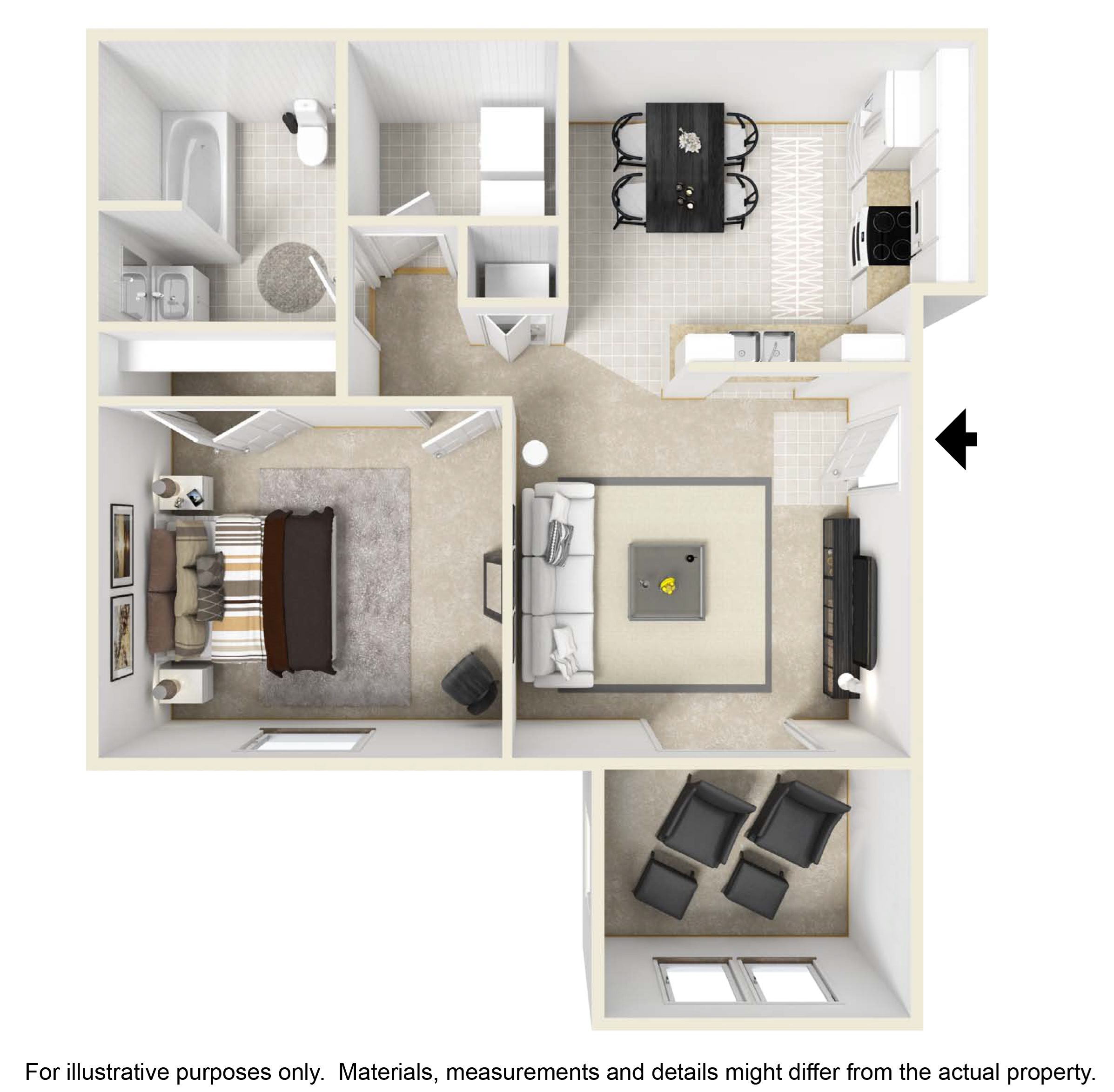1 Bedroom Floor Plan (sunroom optional) 1 Bedroom Floor Plan (sunroom optional)