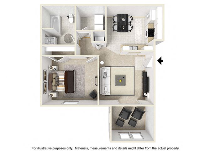 1 Bedroom Floor Plan (sunroom optional) 1 Bedroom Floor Plan (sunroom optional)