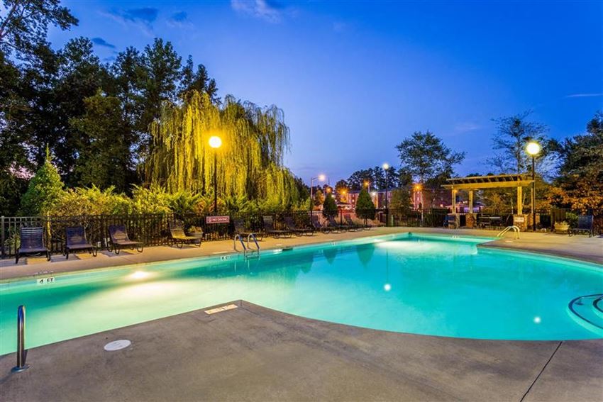 Resort-Inspired Pool at Eagle Point Village Apartments, Fayetteville - Photo Gallery 1