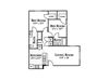 Two Bedroom Floor Plan Two Bedroom Floor Plan at Cedarcrest Village Apartments, South Carolina, 29072