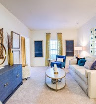 Spacious Living Room at Cobblestone Village Apartments in Summerville, SC