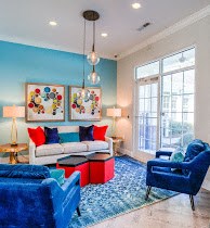 Clubhouse Lounge at Cobblestone Village Apartments