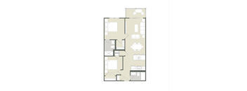 the floor plan of residence villas at the suites