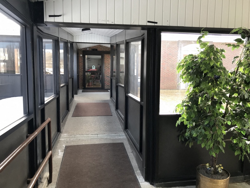 Breezeway to Senior Center and Marias Manor