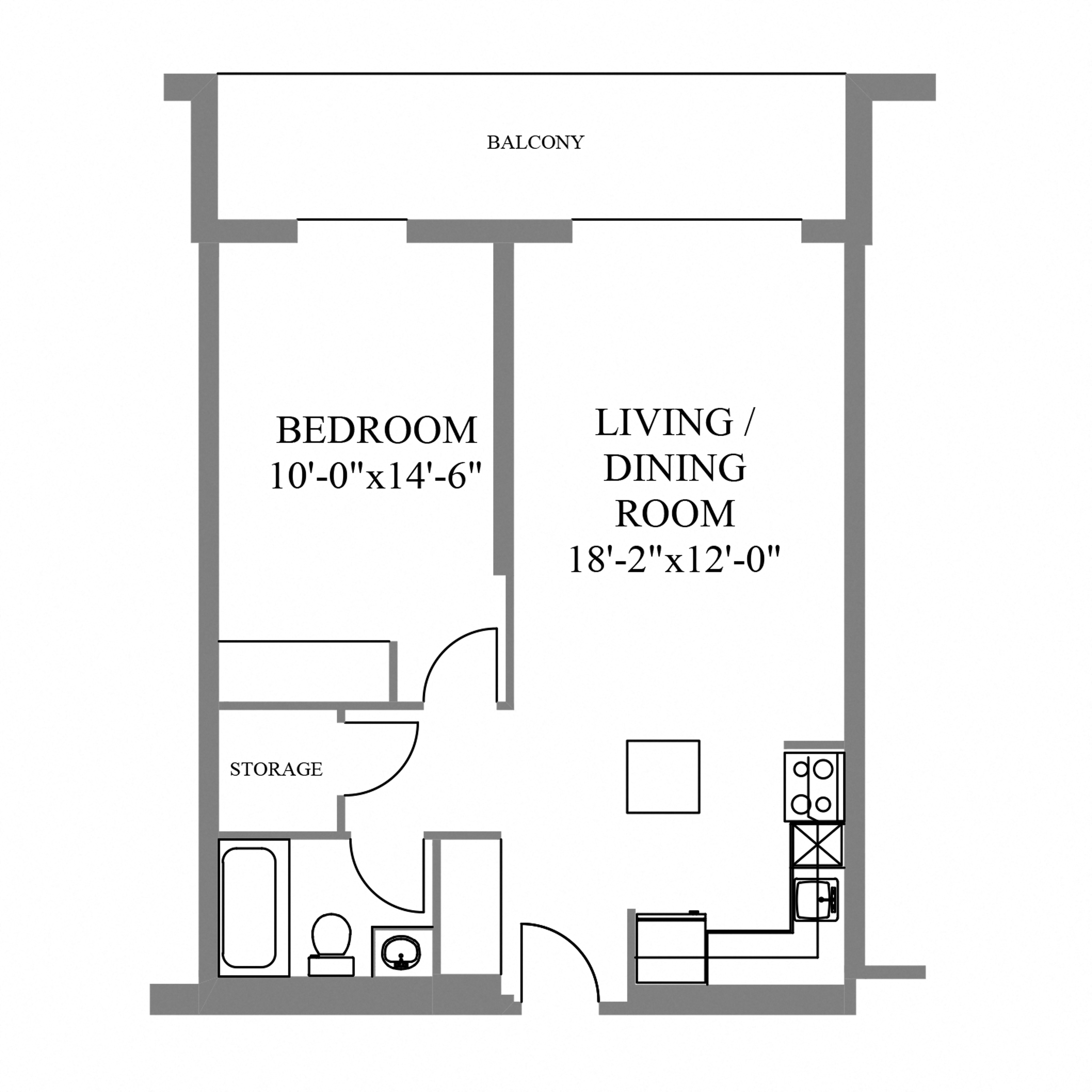 The Royale 1 Bedroom 1 Bathroom Suite
