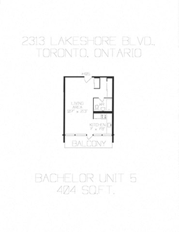 Bachelor, 1 bath with a balcony