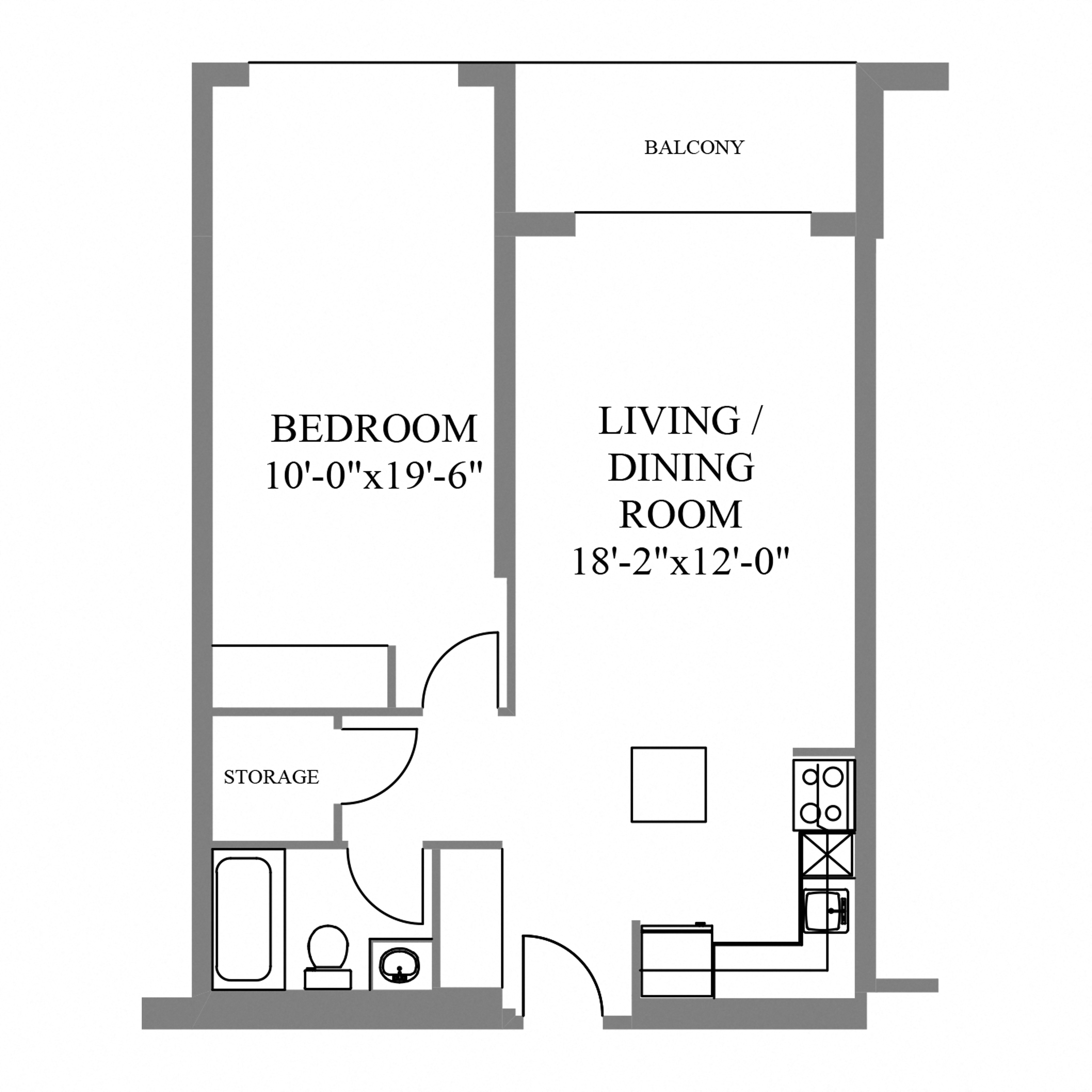 The Royale 1 Bedroom 1 Bathroom Suite