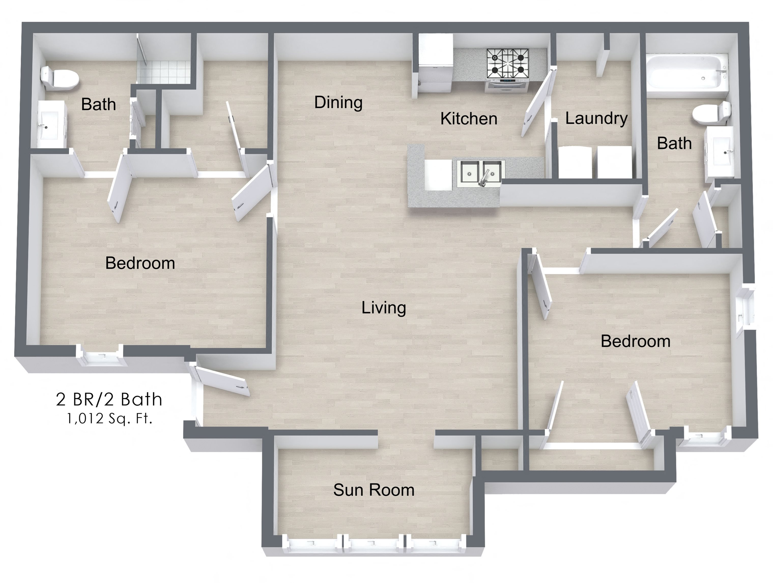 2 Bedroom
