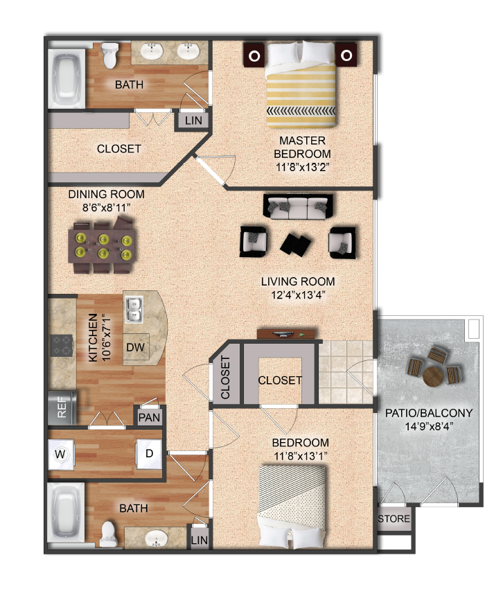 1250 W Highway 287 Byp 1-3 Beds Apartment for Rent - Photo Gallery 36