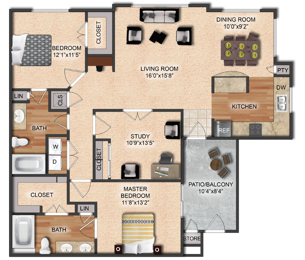 1250 W Highway 287 Byp 1-3 Beds Apartment for Rent - Photo Gallery 38