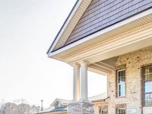 Front Entrance to Adeline at White Oak Beautiful Brick Construction at Adeline at White Oak, Garner, NC - Photo Gallery 2