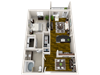 Tranquility Floor Plan Tranquility Floor Plan at Bacarra Apartments, Raleigh, 27606