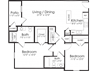 Garnet Floor Plan Garnet Floor Plan at Maystone at Wakefield, Raleigh, 27614