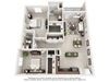 Floor plan Floor plan at Glass Creek Apartments, Mt Juliet