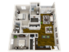 Floor plan Floor plan at Heron Pointe, Nashville, TN, 37214