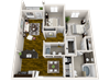 Synergy Floor Plan Synergy Floor Plan at Greymont Village Apartments, Asheville