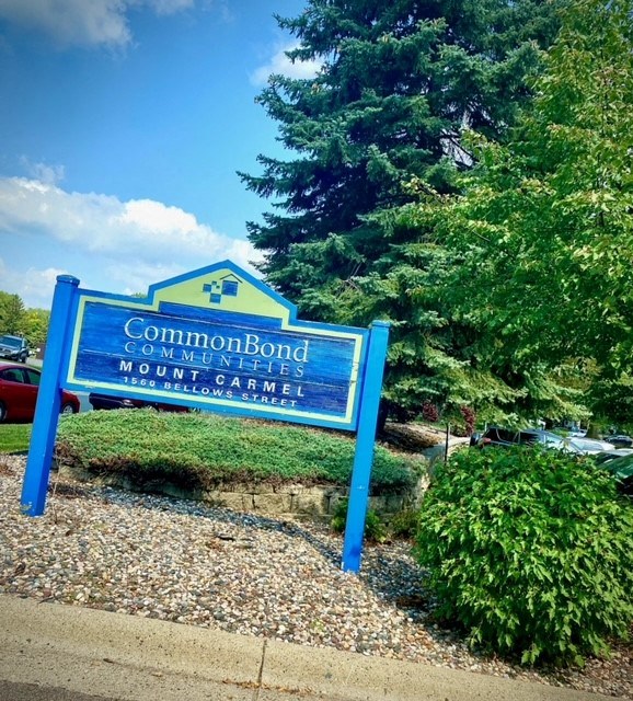 Property Signage at Mount Carmel Manor, Minnesota, 55118