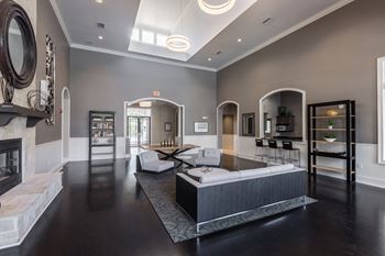 Interior of clubhouse at Rivertree Apartments, Florida