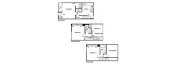 floorplan at at Parklane Apartments in Gaithersburg, MD