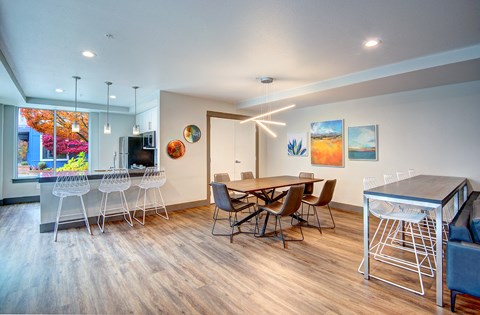 Dining And Kitchen at Harrington Square, Renton