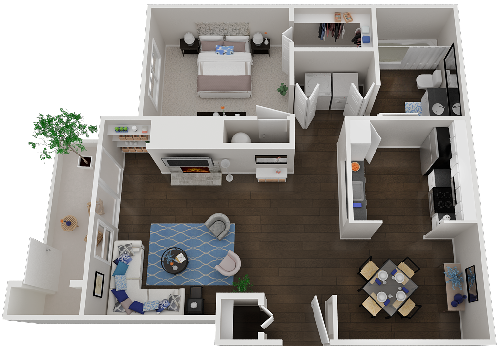 1Bed/1 Bath Whitewater Park Apartments|1Bed/1 Bath